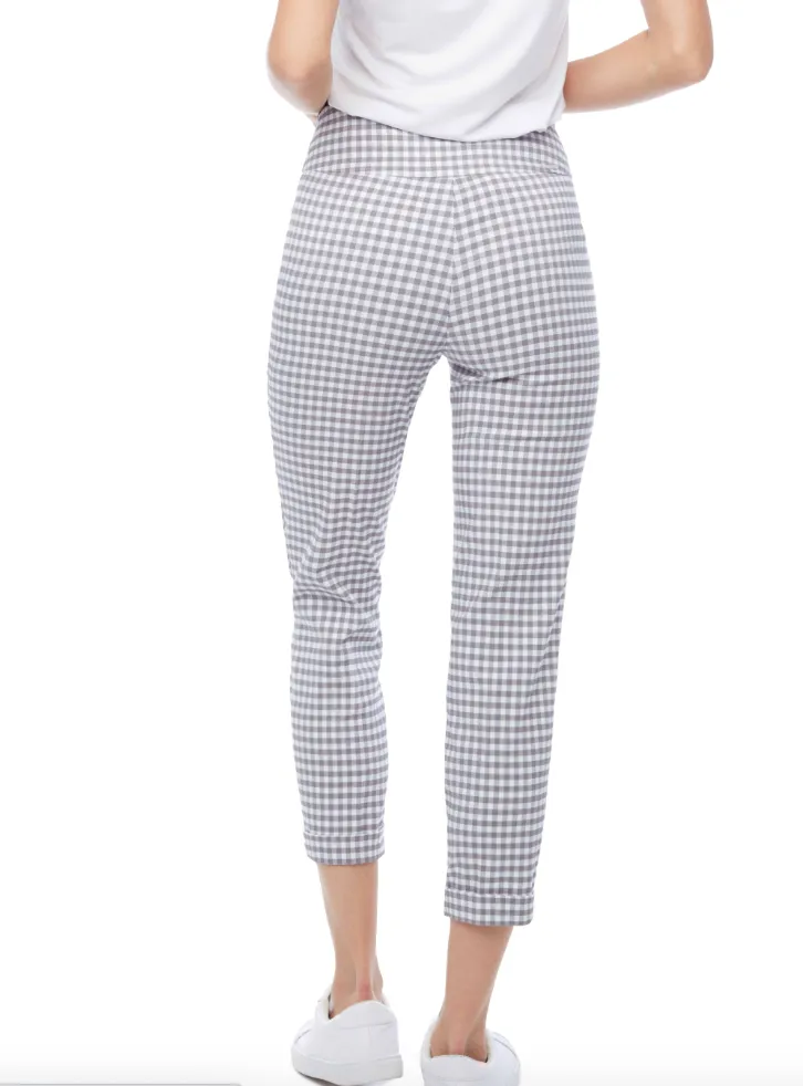 67734 Grey Cuff Gingham