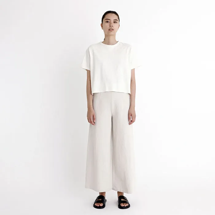 7115 By Szeki Signature Wide-Legged Pants Oatmeal