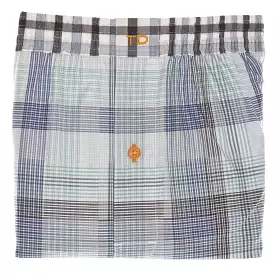 Aqua Check Boxer Short