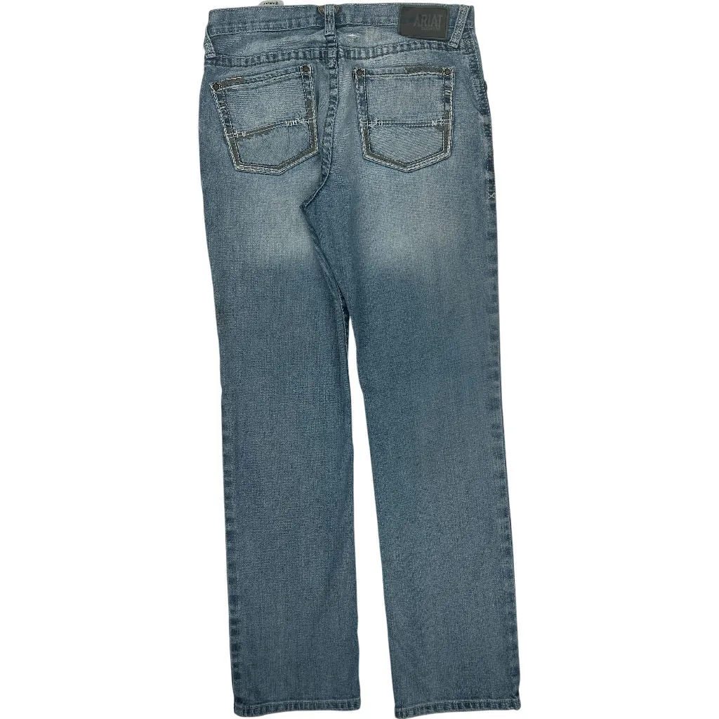 Ariat M2 Relaxed Boot Jeans - 34W 34L - Blue Cotton