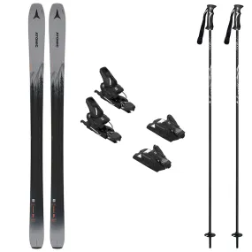 Atomic Maverick 88 Ti Mens Skis 2024 with Salomon Strive 12 Bindings Ski Package