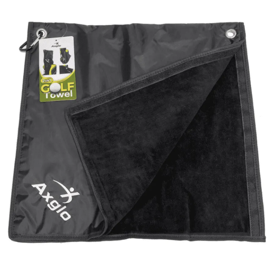 Axglo Rain Hood Golf Towel 2in1