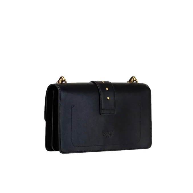 BAG MINI ONE LOVE Woman Black Antique Gold