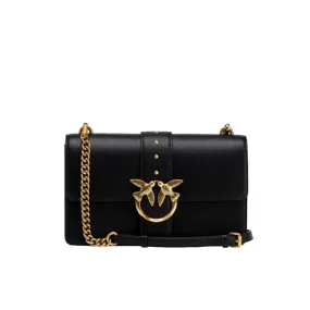 BAG MINI ONE LOVE Woman Black Antique Gold