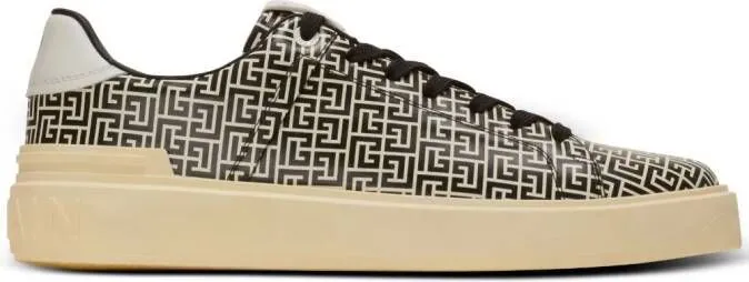 Balmain B-Court Flip leather sneakers Black