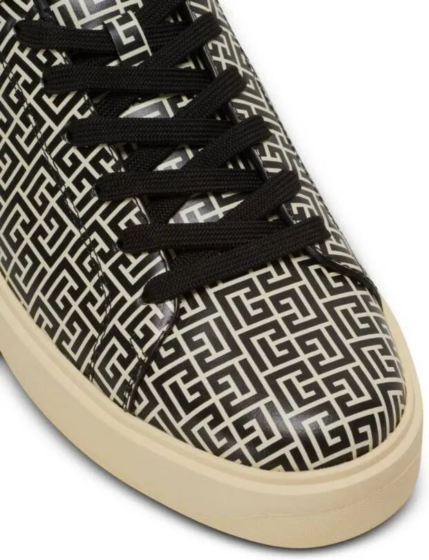 Balmain B-Court Flip leather sneakers Black