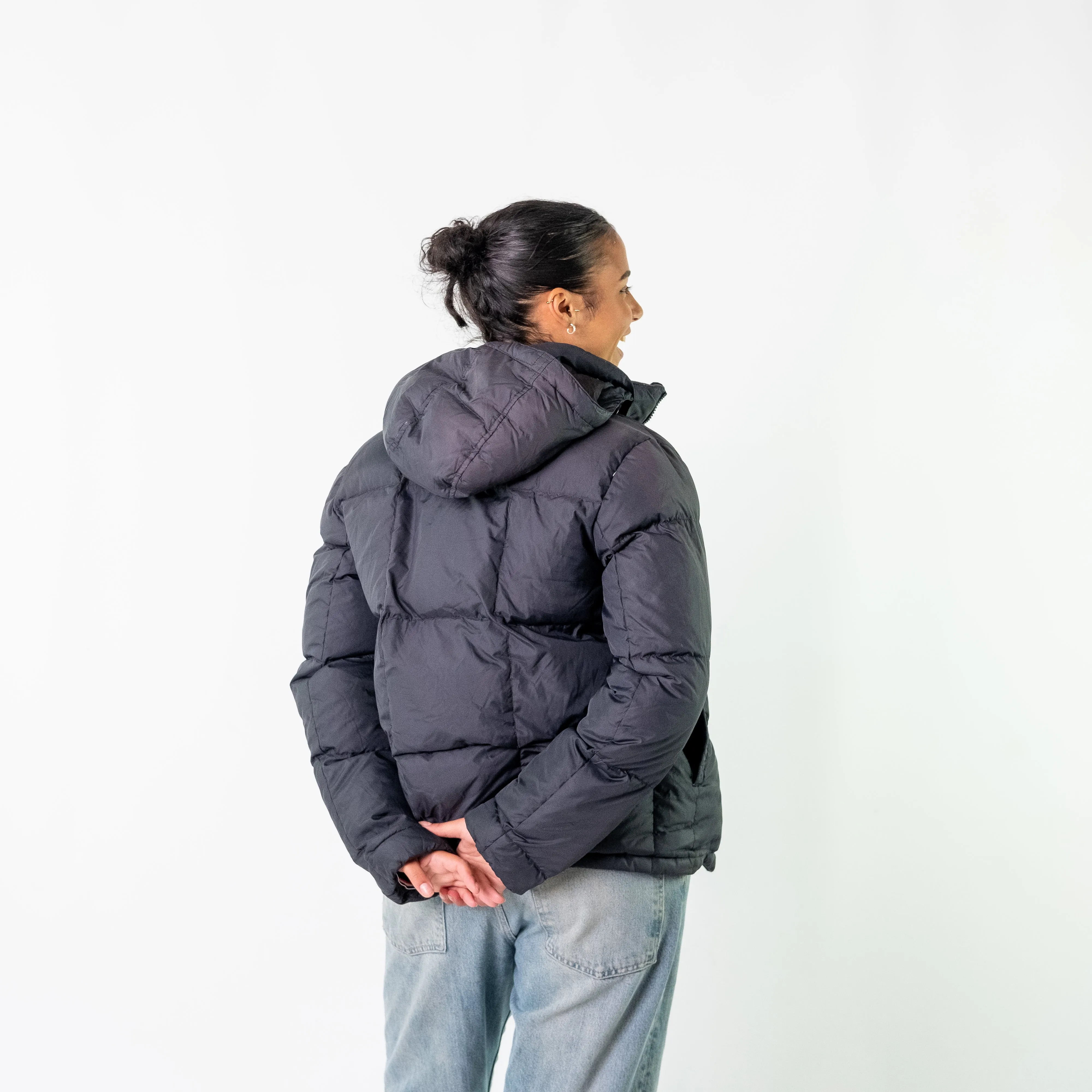 Black y2ks Tommy Hilfiger Puffer (S)