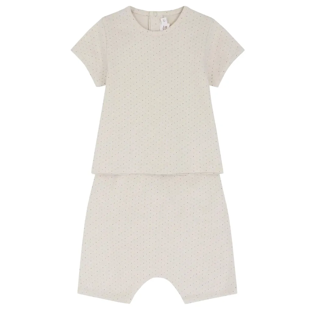 Bonpoint Baby Fanilo Two Piece Set Grey