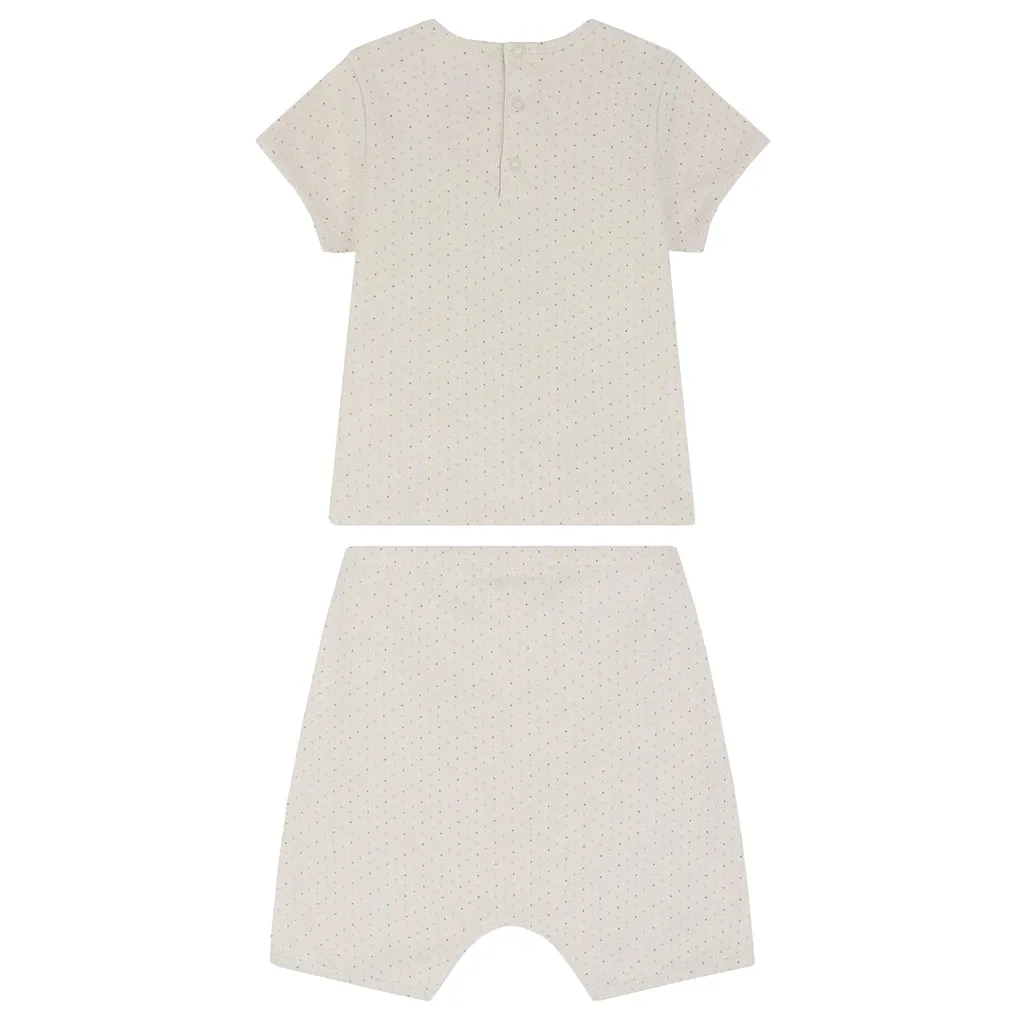 Bonpoint Baby Fanilo Two Piece Set Grey