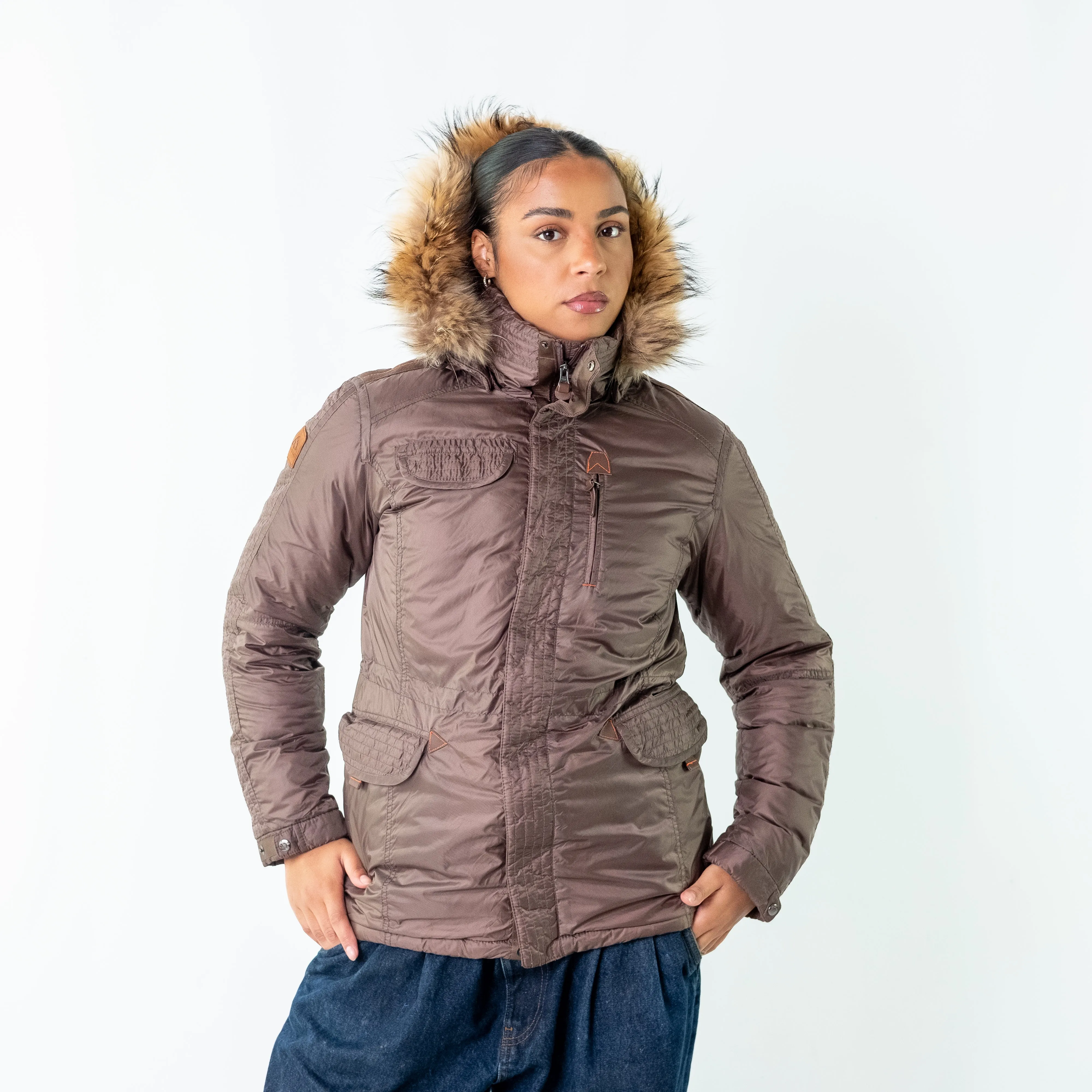 Brown y2ks Montbell Puffer (M)