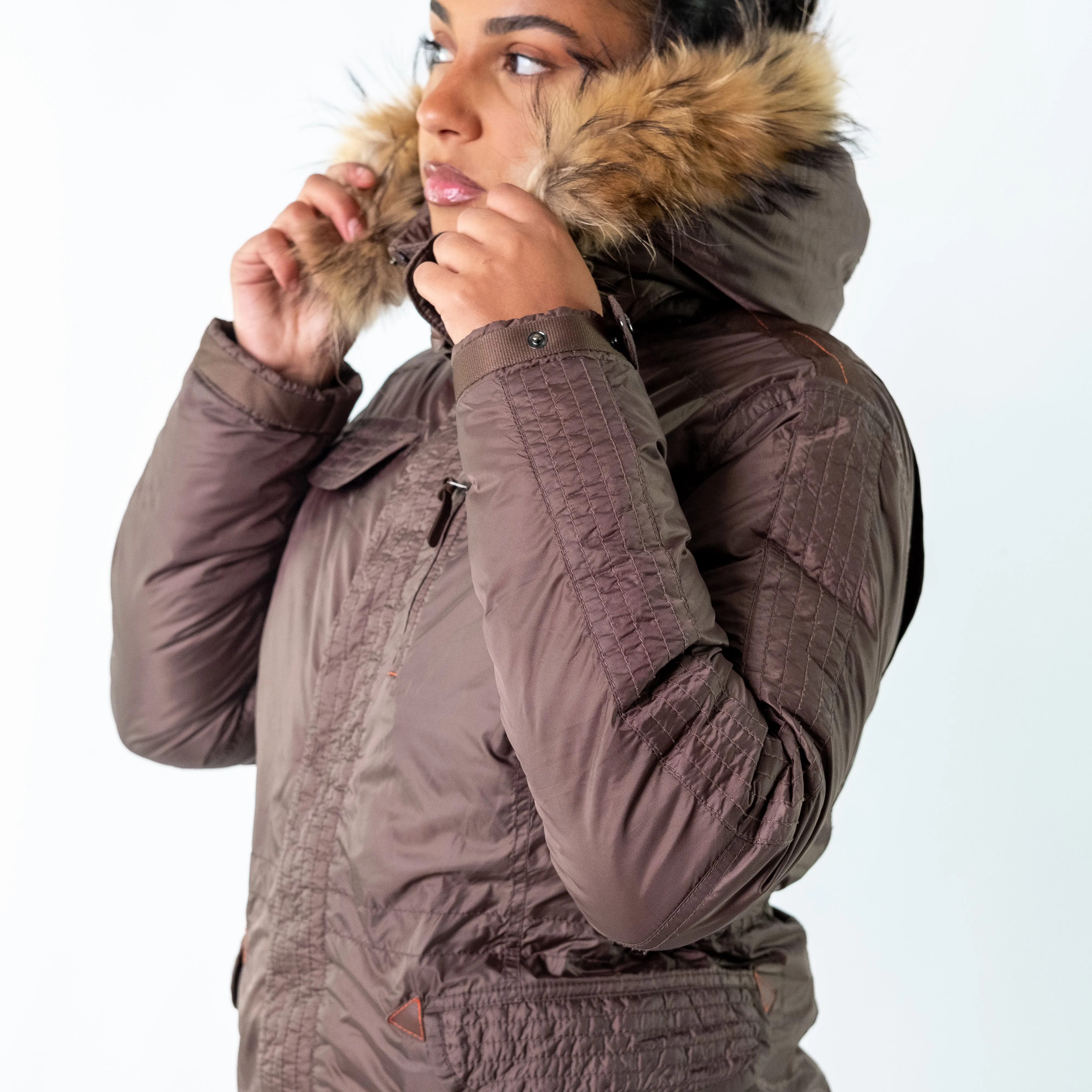 Brown y2ks Montbell Puffer (M)