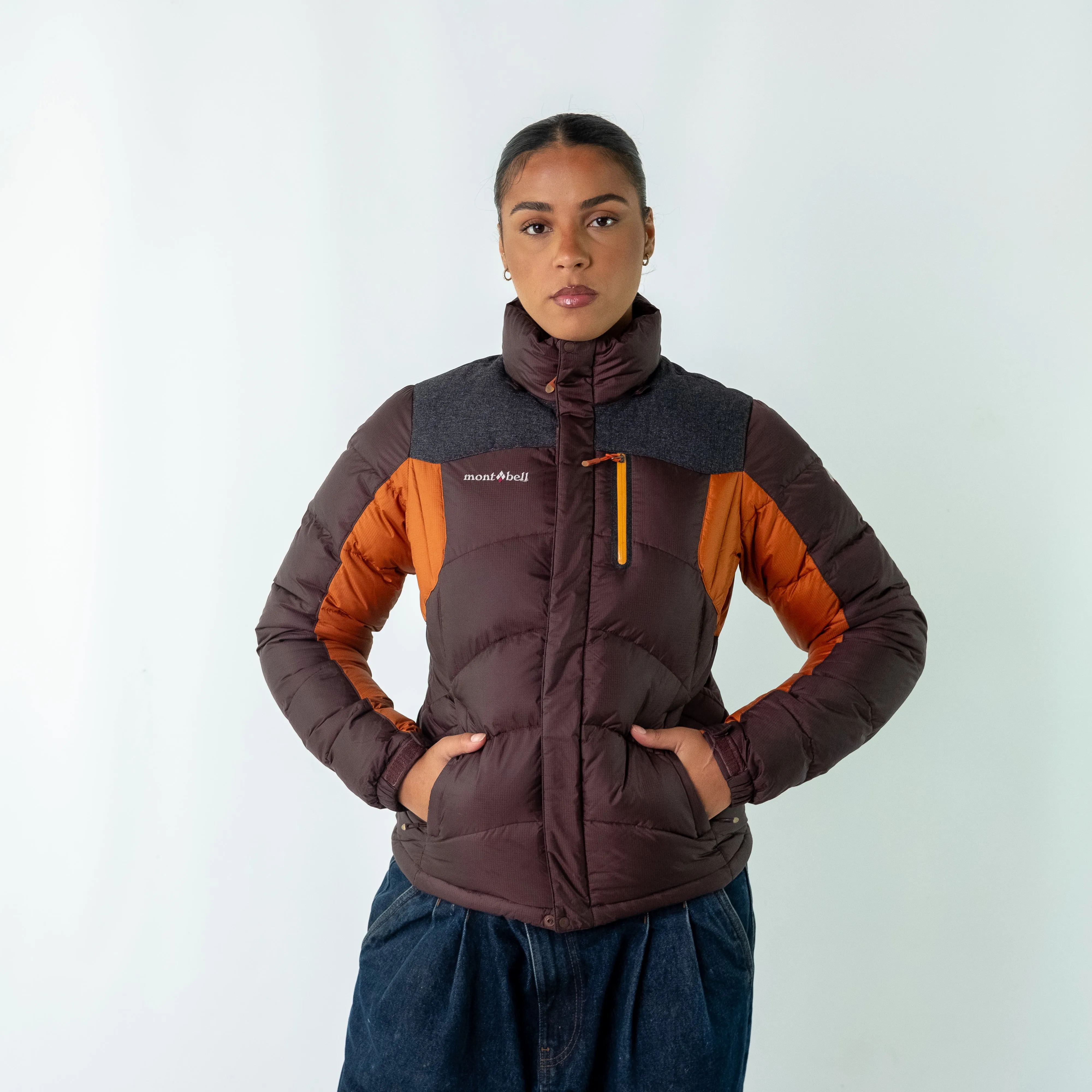 Brown y2ks Montbell Puffer (S)