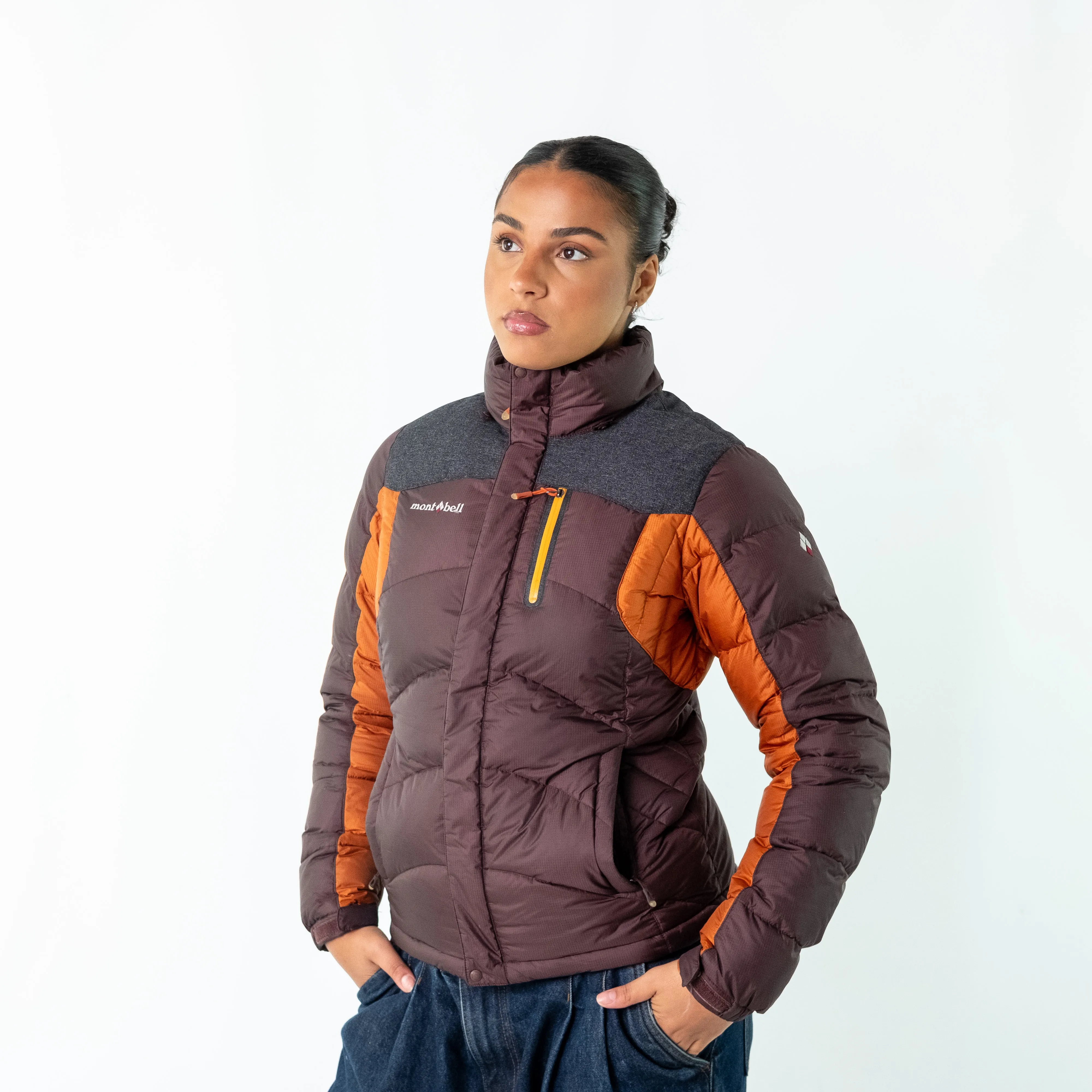 Brown y2ks Montbell Puffer (S)