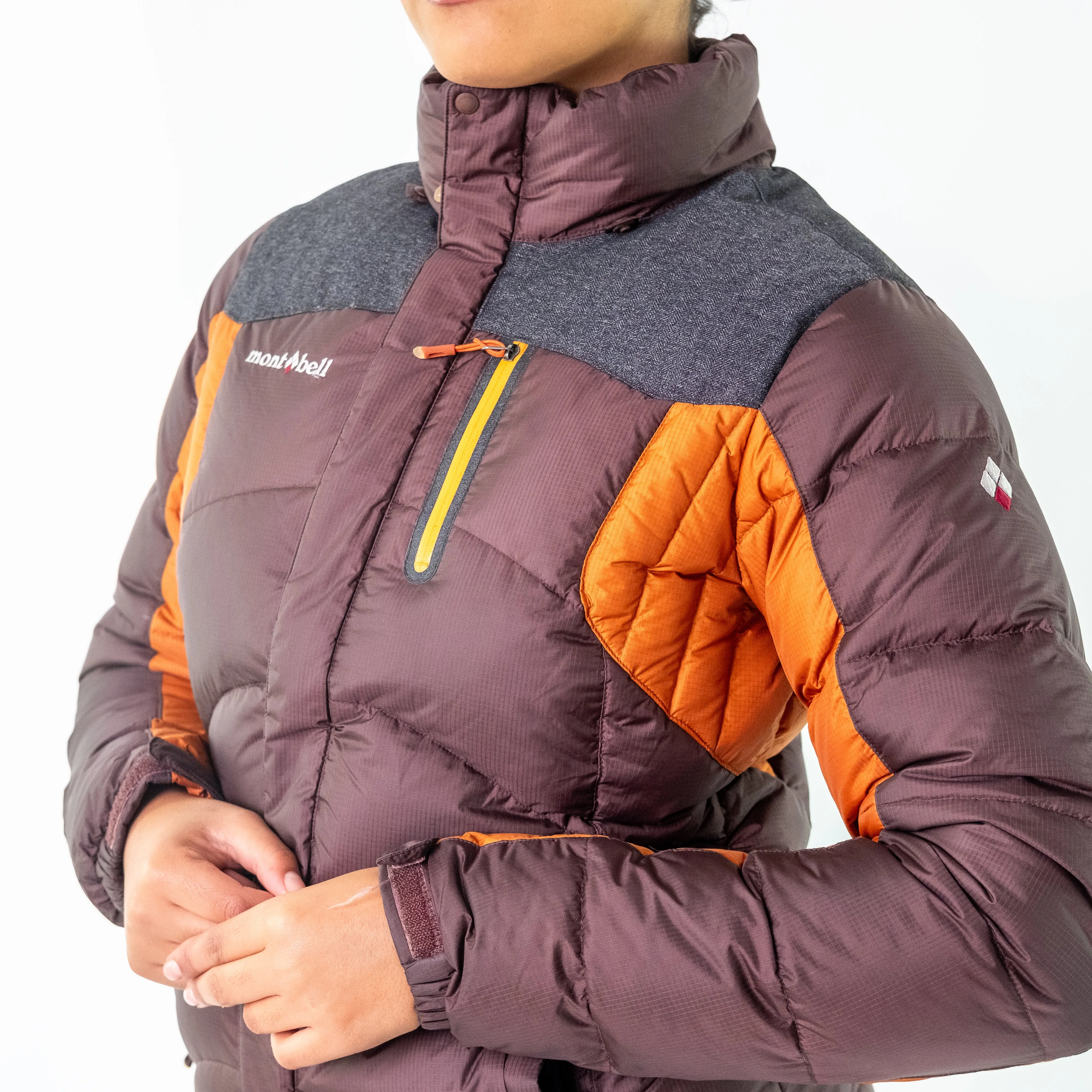 Brown y2ks Montbell Puffer (S)