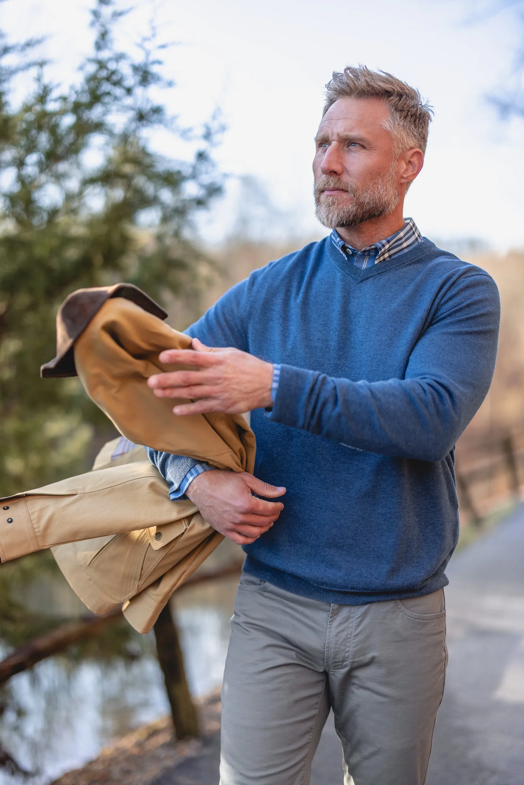 Buckley Merino V-Neck Sweater