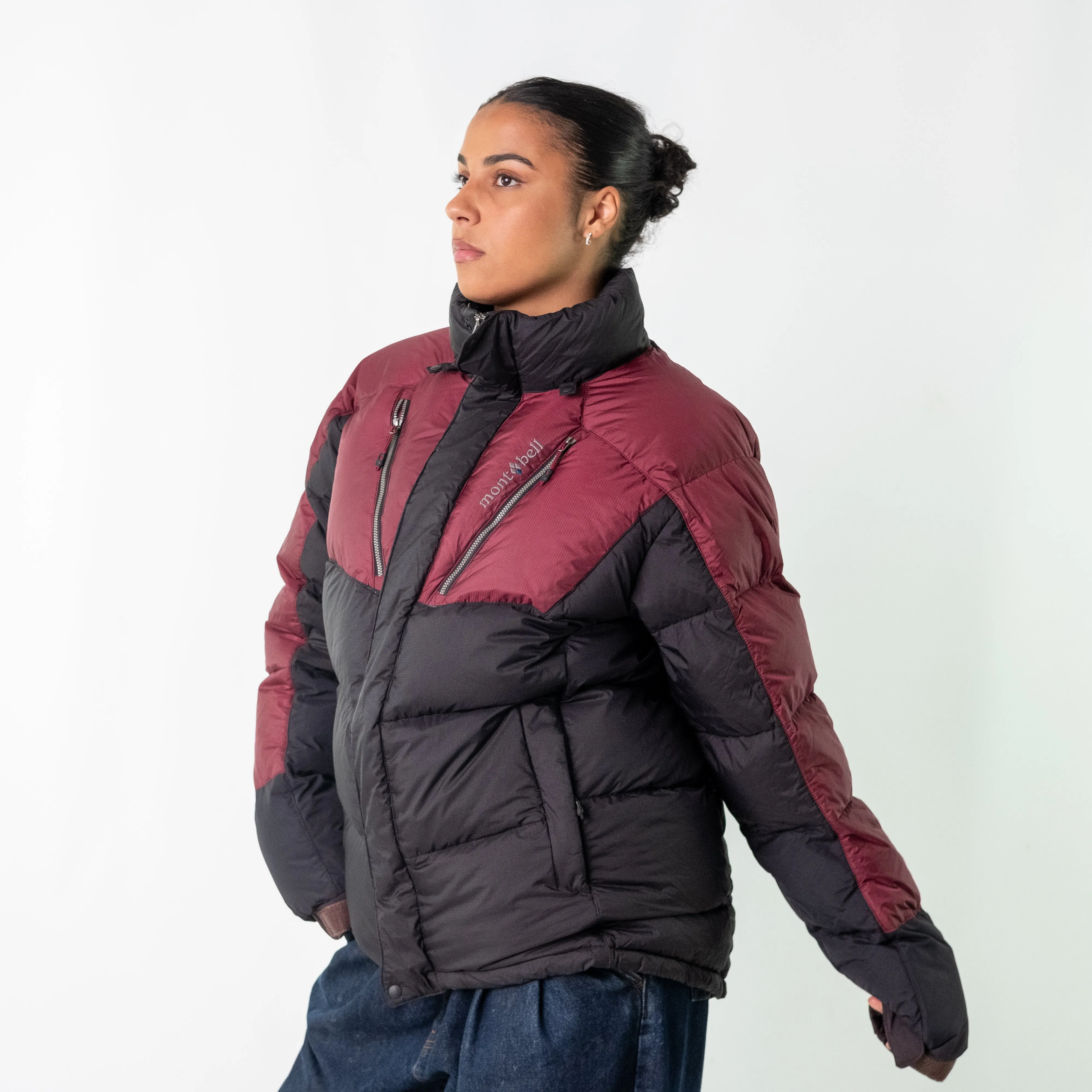 Burgundy Red y2ks Montbell Puffer (XL)