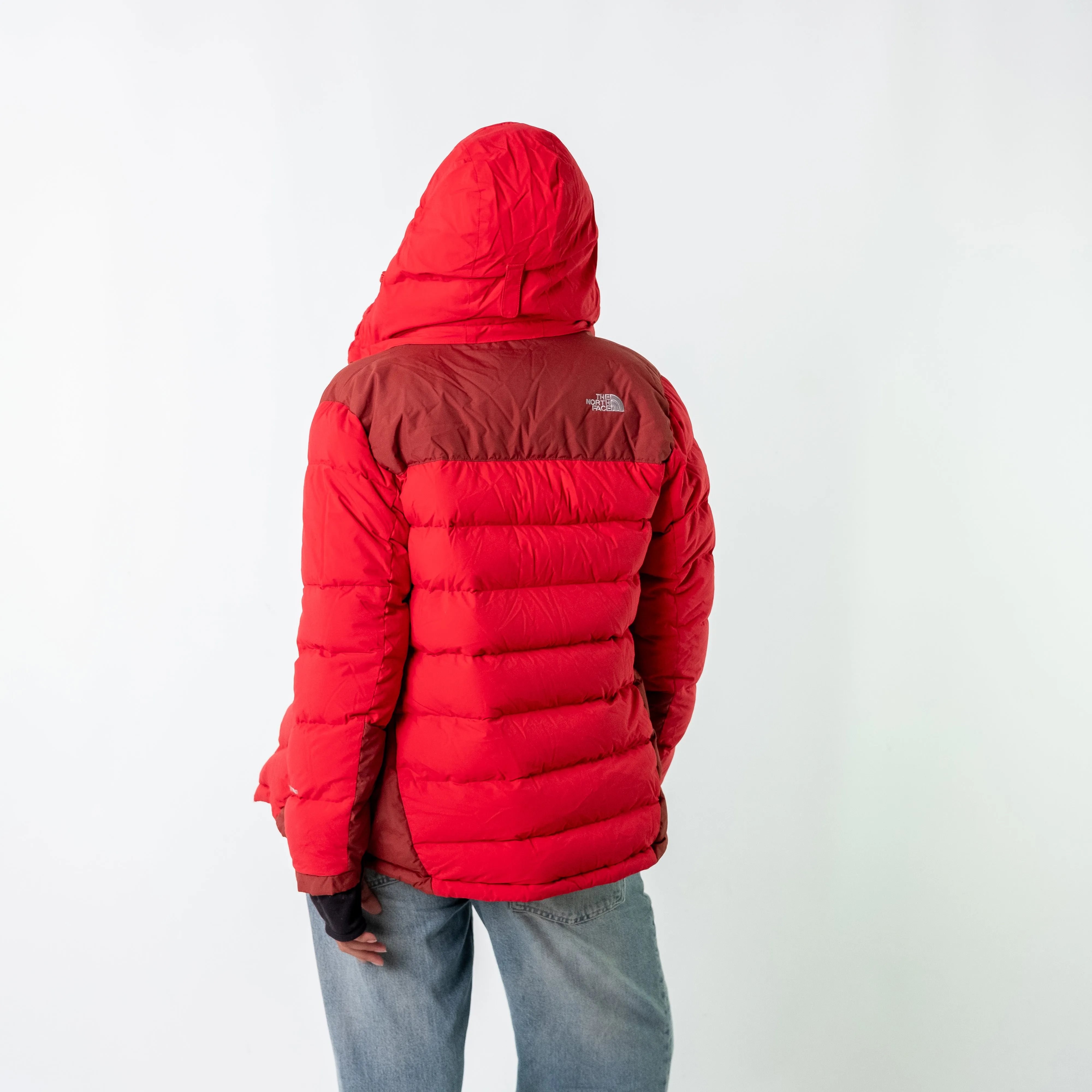 Burgundy Red y2ks The North Face 100 Puffer (L)