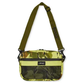 Canvas Logo Messenger Bag - Green Camo