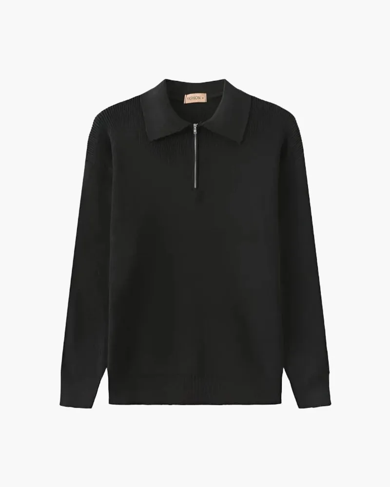 Cesare Half Zip Sweater