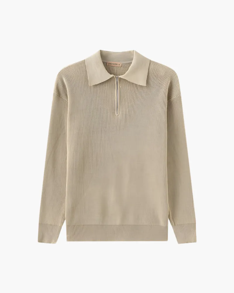 Cesare Half Zip Sweater