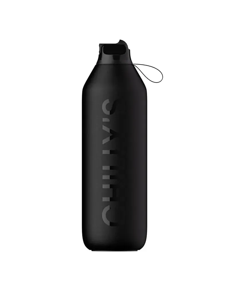 Chillys Series 2 Flip Bottle 1L Abyss Black