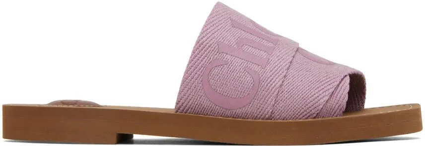 Chloé Purple Woody Mules