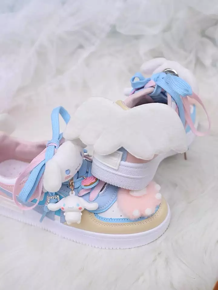 Cinnamoroll style wings sneaker made to order