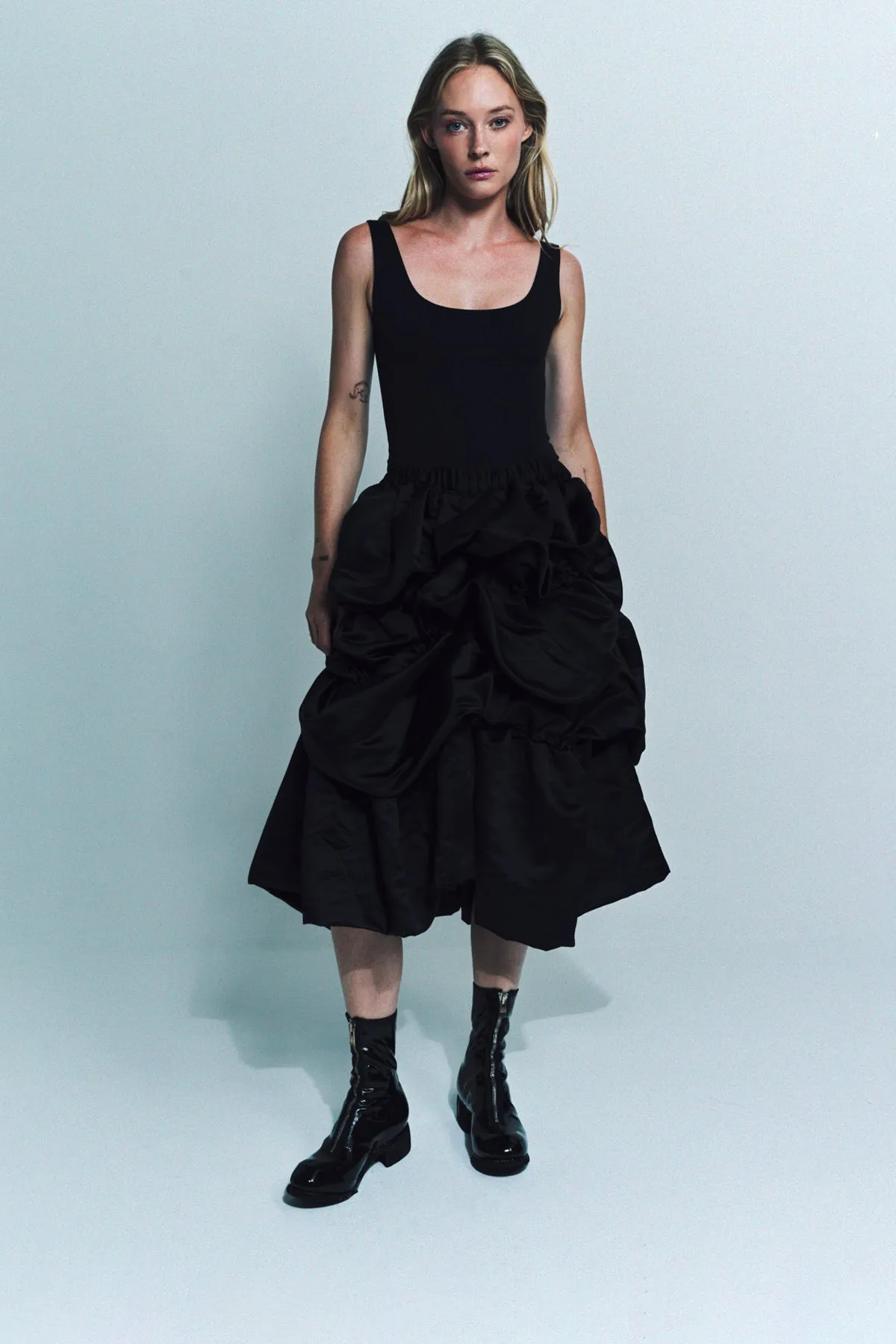 COMME DES GARCONS | SATIN THICK SKIRT