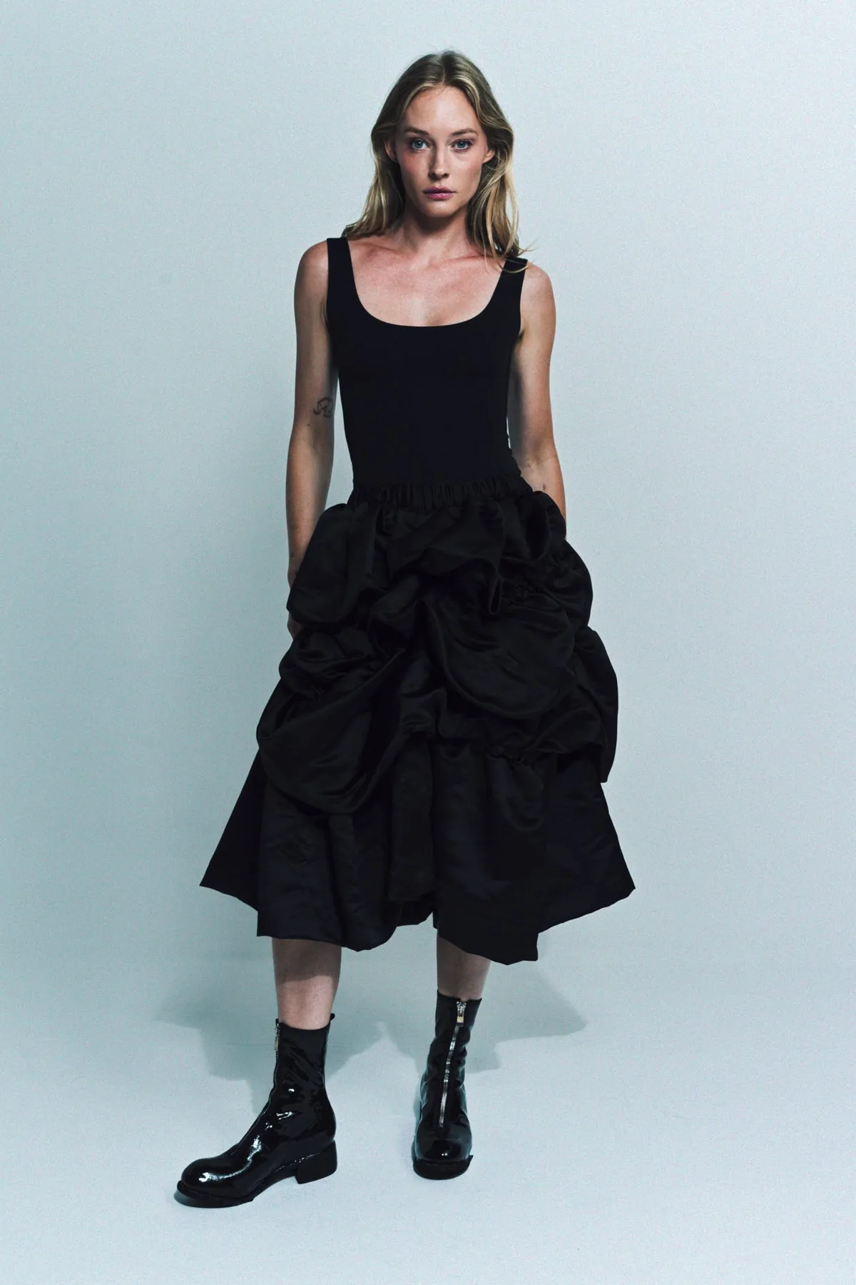 COMME DES GARCONS | SATIN THICK SKIRT