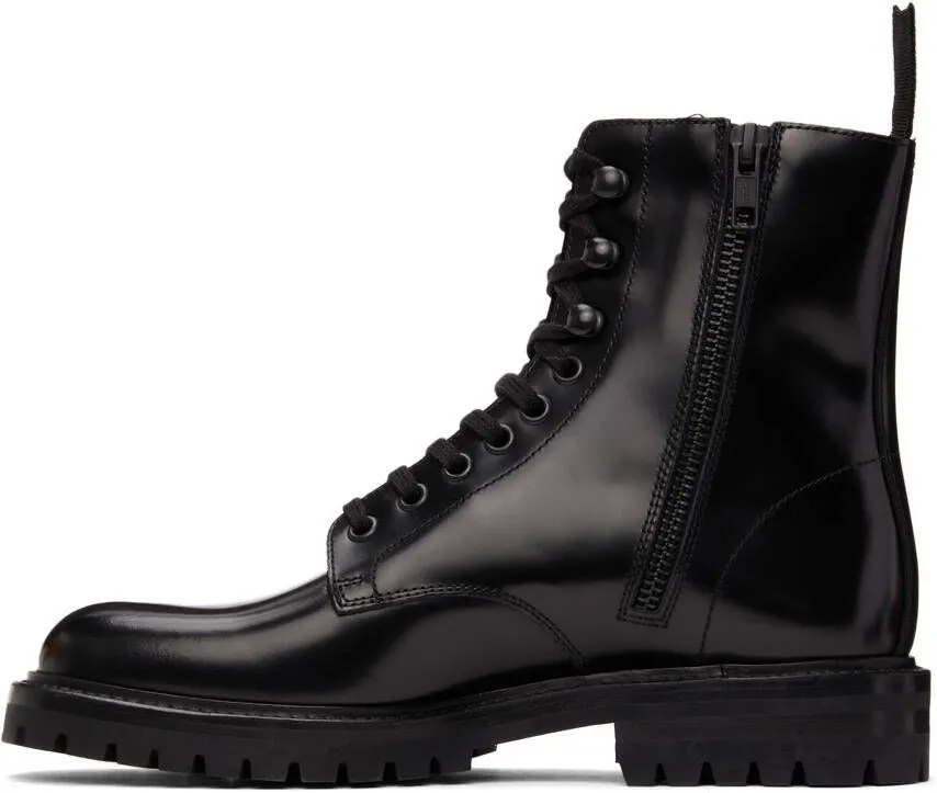 Common Projects Black Combat Boots