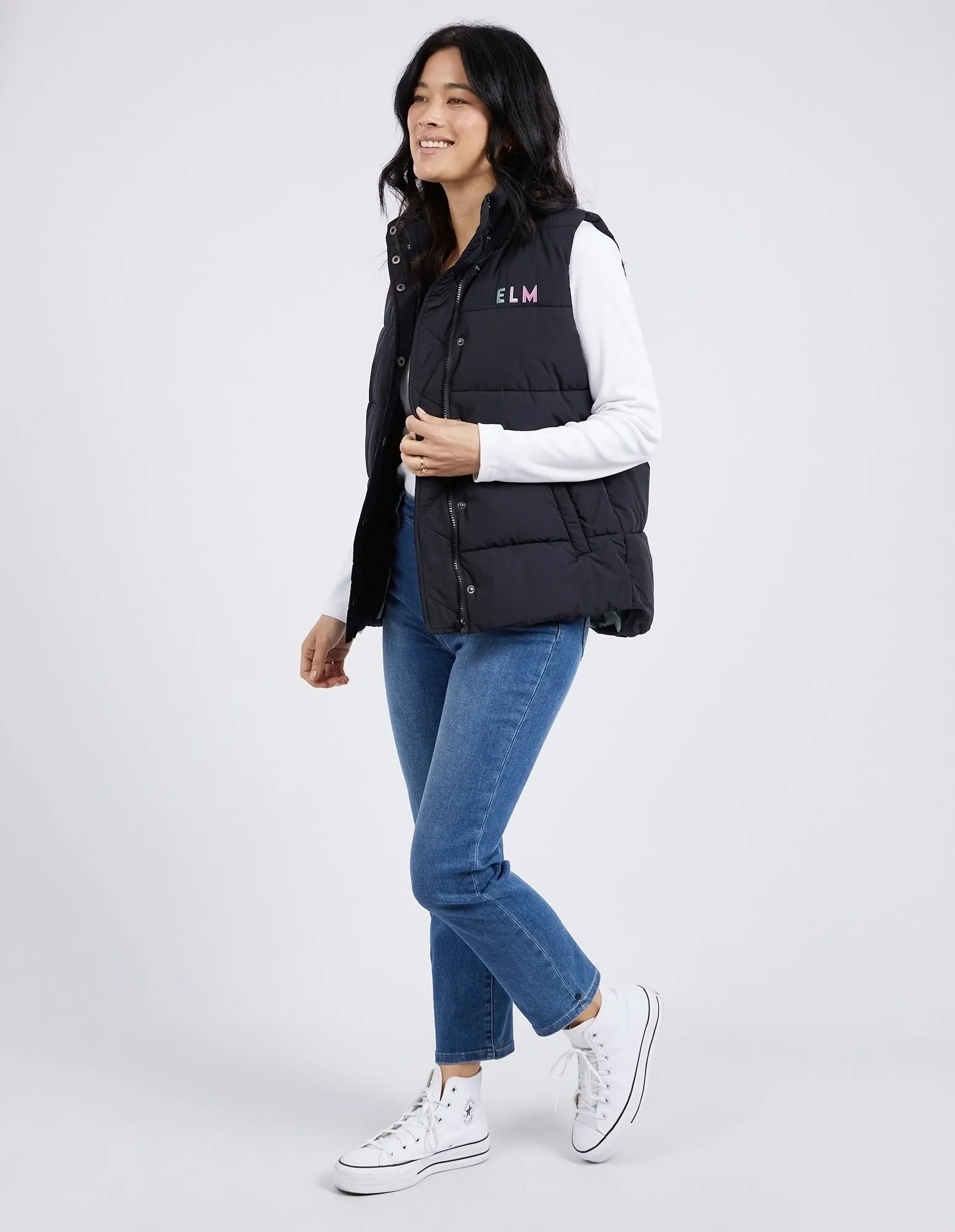 Core Puffer Vest Black