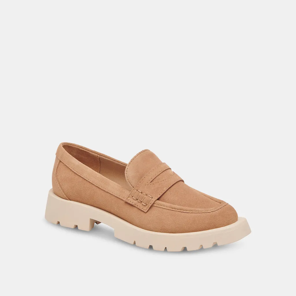 ELIAS FLATS TOFFEE SUEDE– Dolce Vita 6874809106498