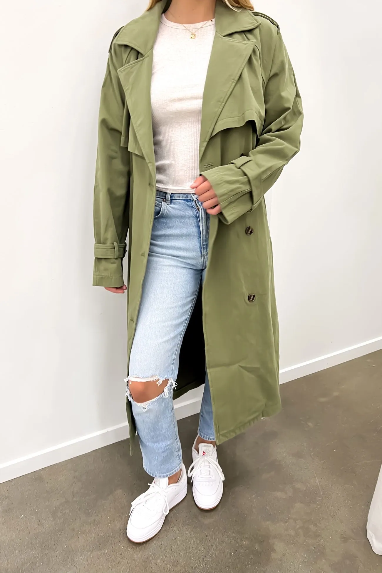 Eve Trench Coat Khaki