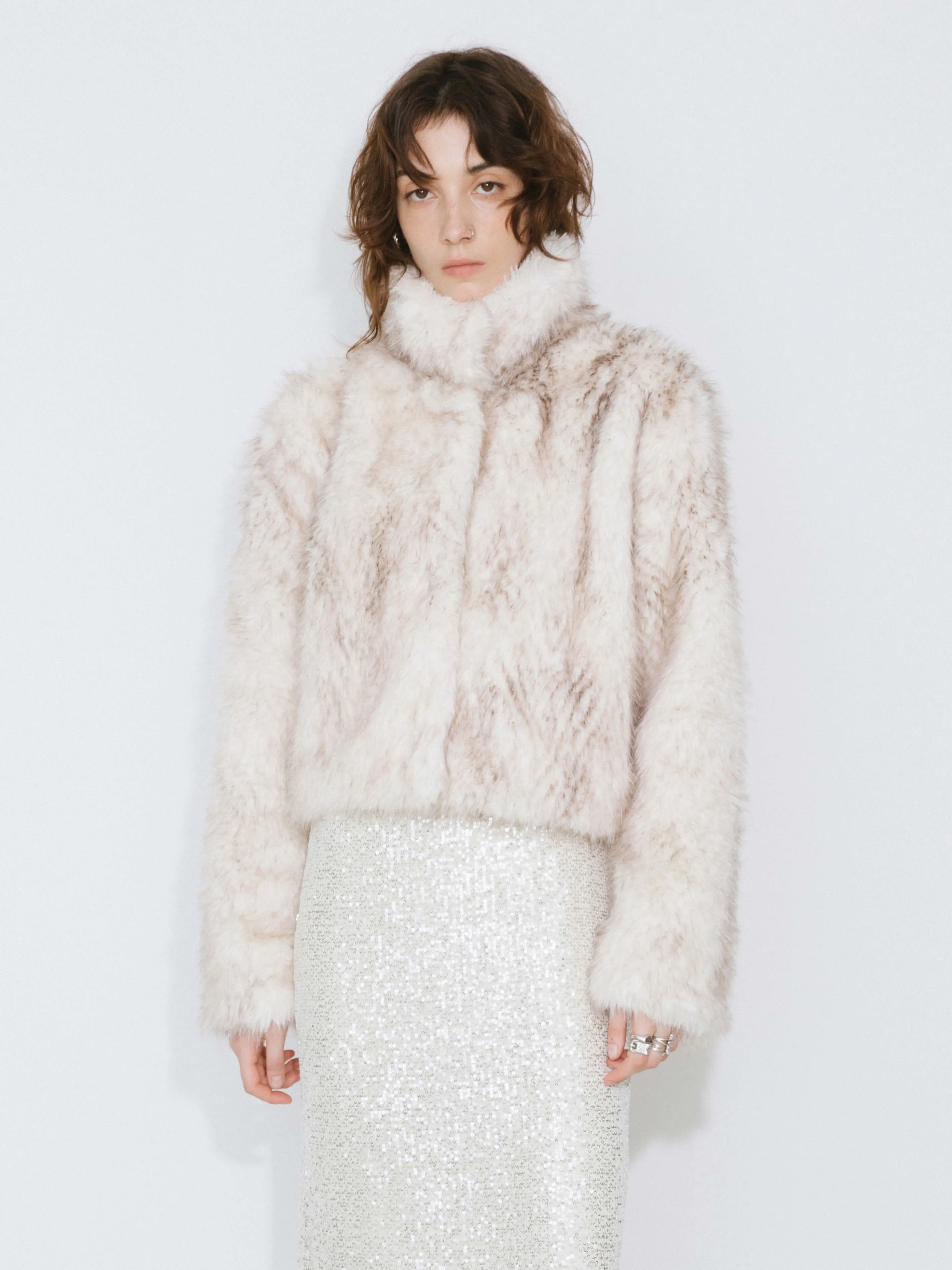 Faux Fur Short Coat