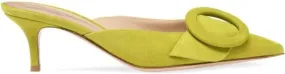 Gianvito Rossi Portofino 55mm suede mules Green