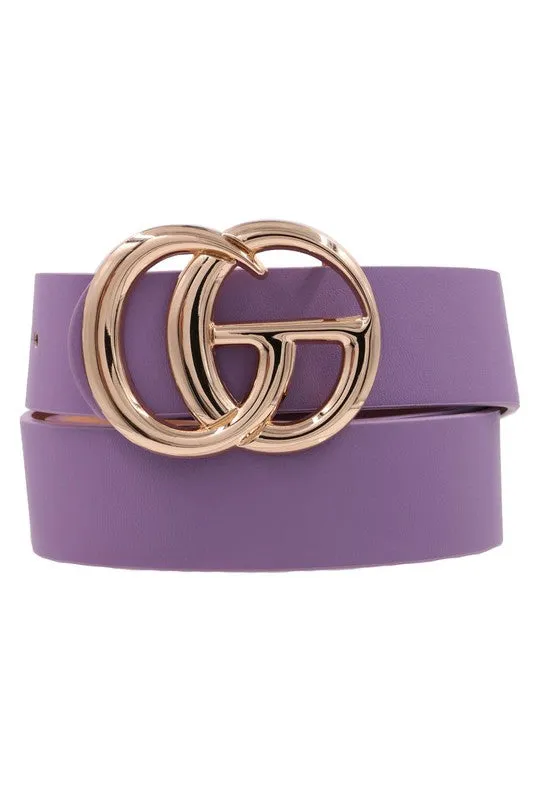 Gorgeous Metal Ring Buckle Belt