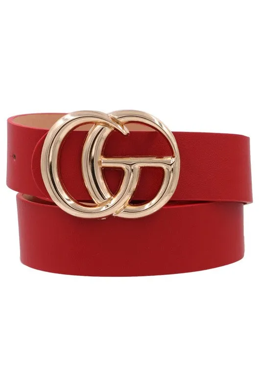 Gorgeous Metal Ring Buckle Belt