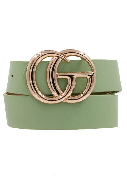 Gorgeous Metal Ring Buckle Belt