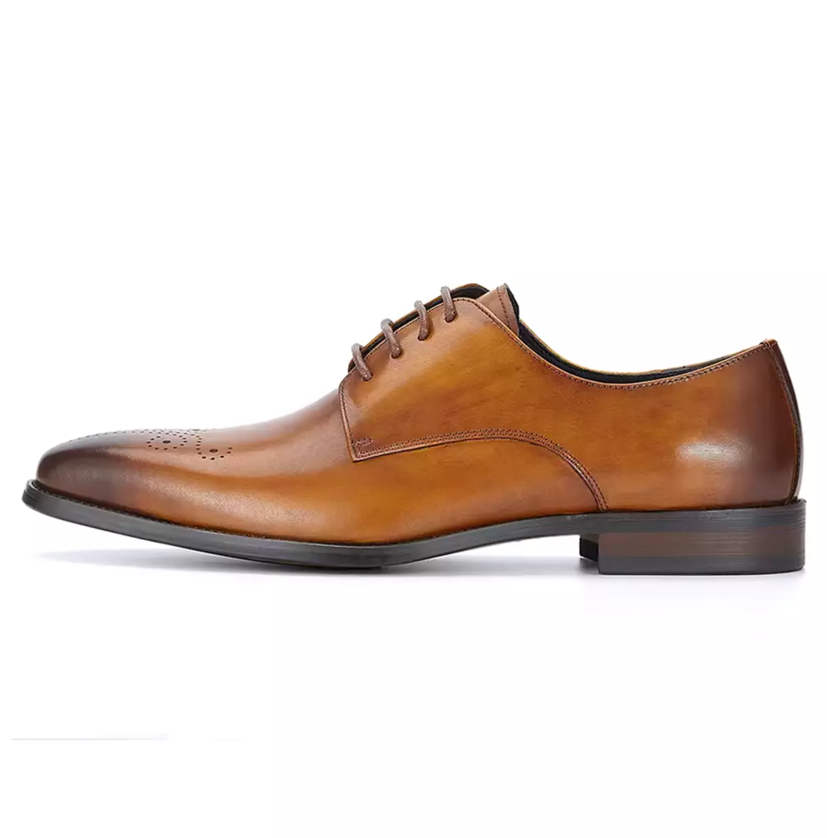 Handmade Men's Genuine Leather Wingtip Oxfords