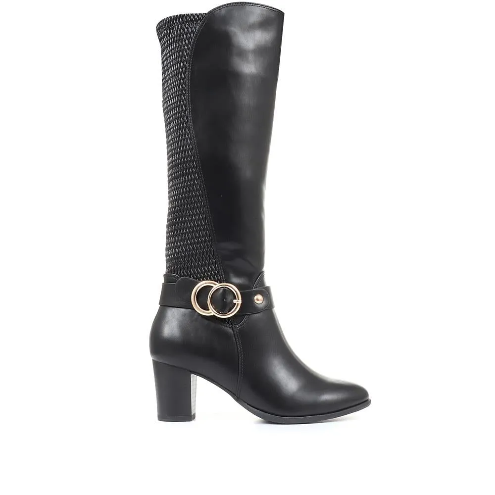 Heeled Knee High Boots - BELTRE34017 / 320 398