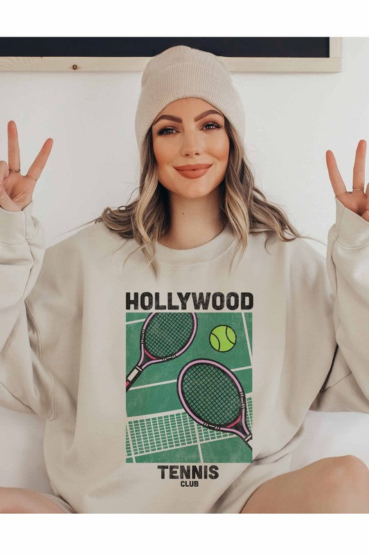 HOLLYWOOD TENNIS CLUB GRAPHIC SWEATSHIRT