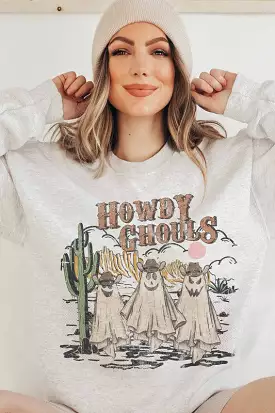 HOWDY GHOULS GRAPHIC SWEATSHIRT