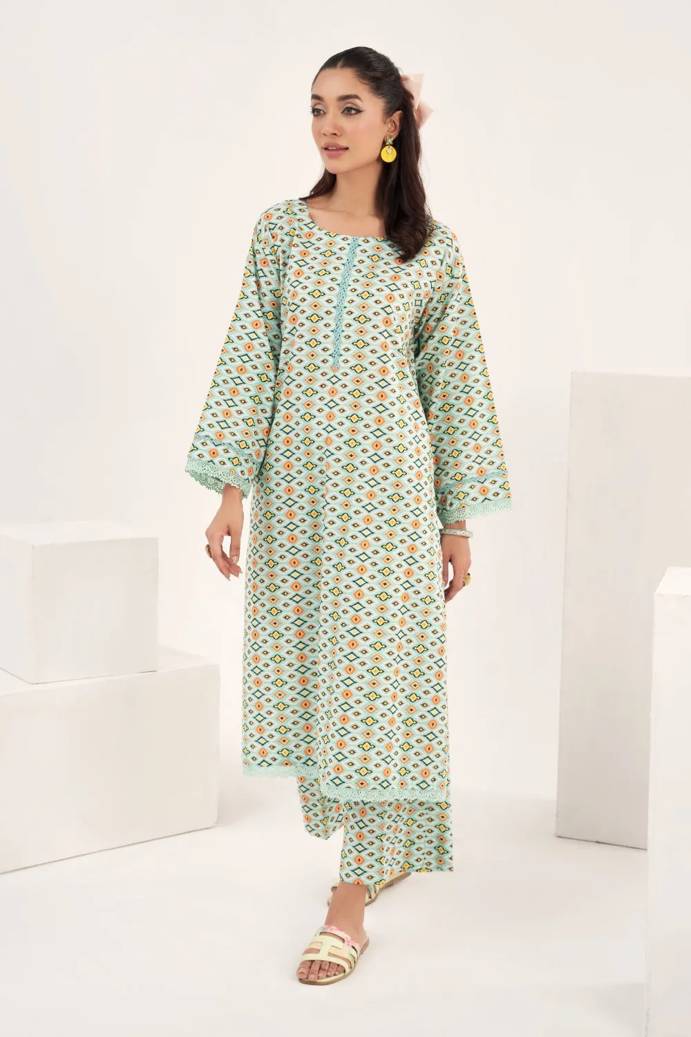 Ittehad Textiles Printed Cotton Unstitched 2Pc Suit LF-HC23-2312