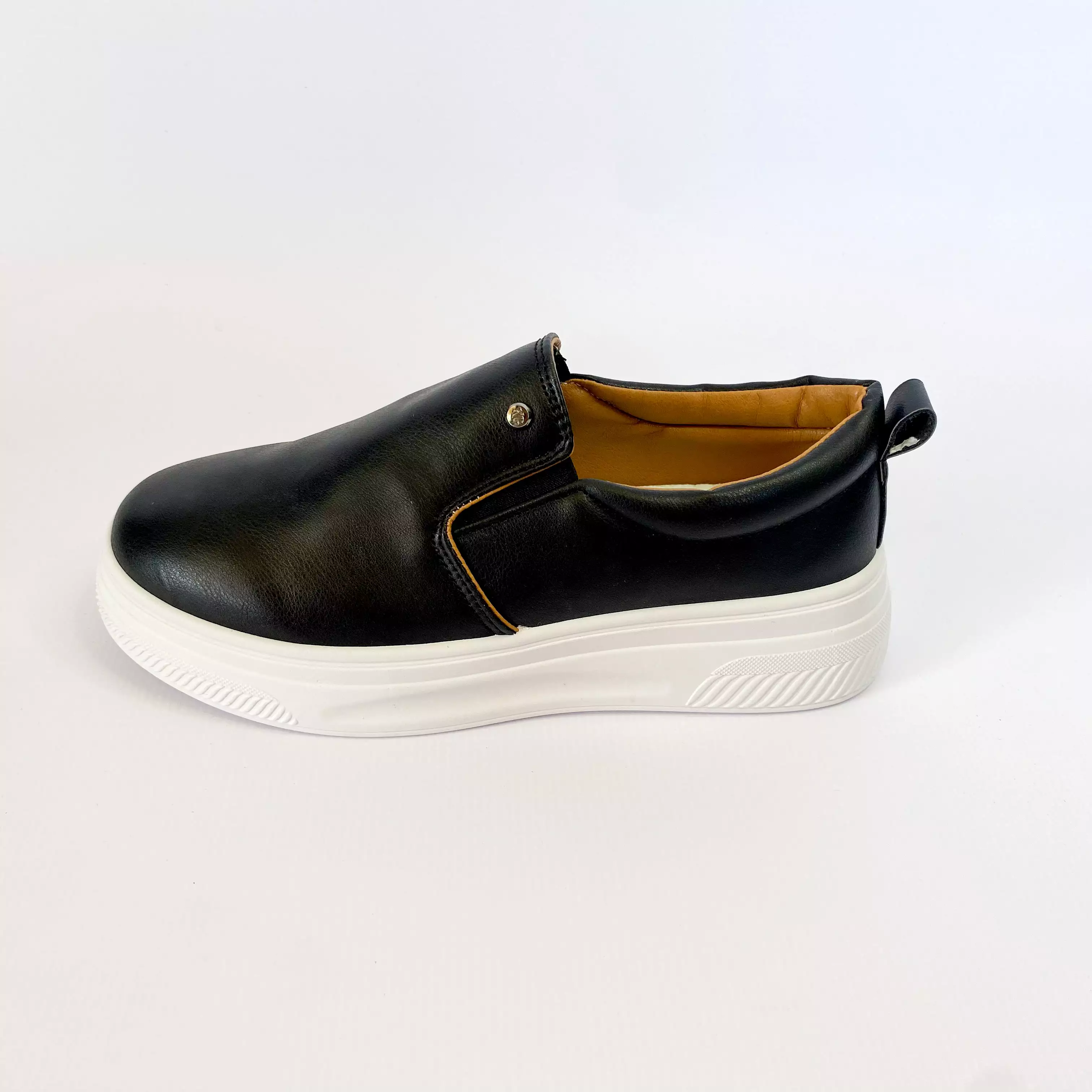 KG black slip on sneaker