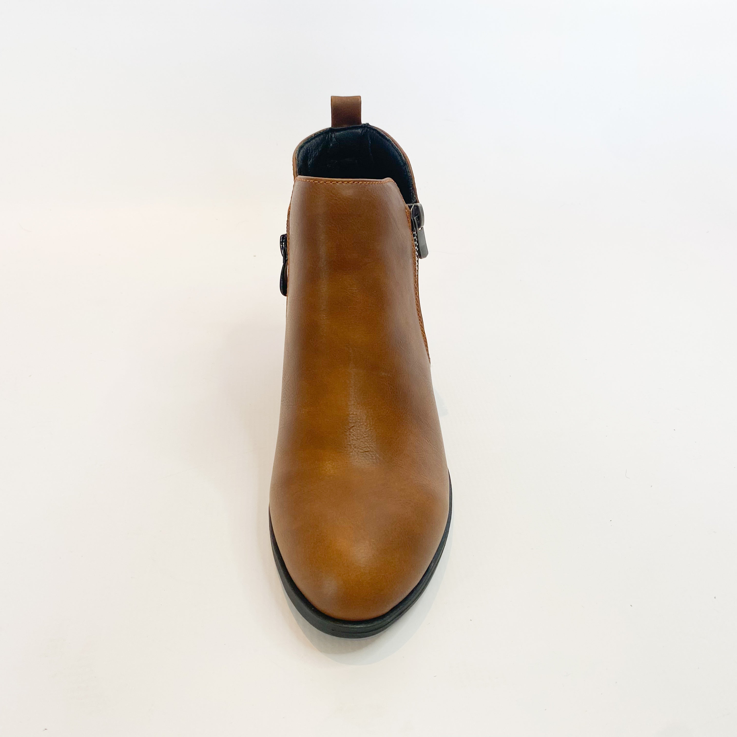 KG brown side zip boot