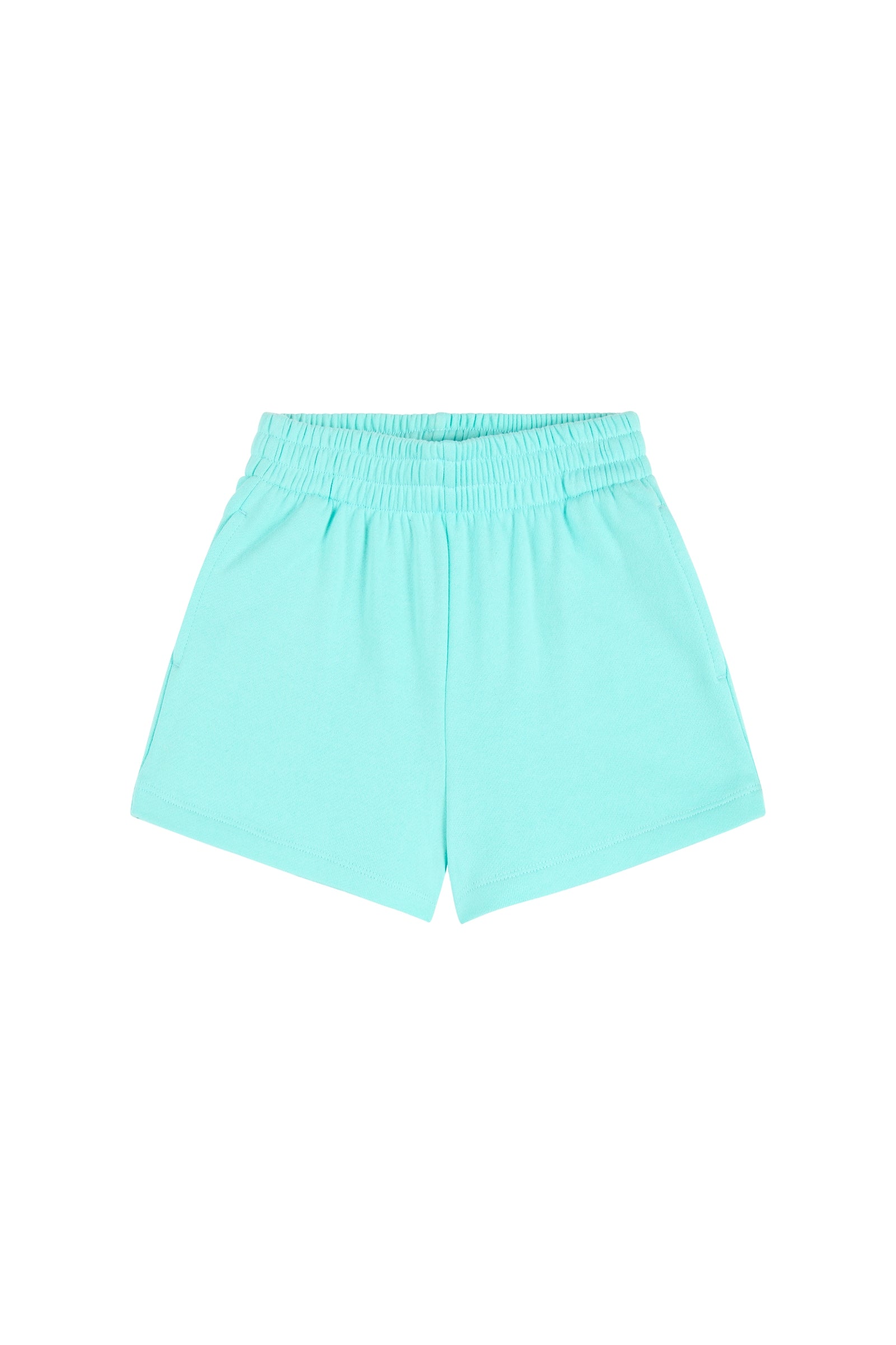 KIDS ESSENTIAL SWEAT SHORT - ARUBA BLUE