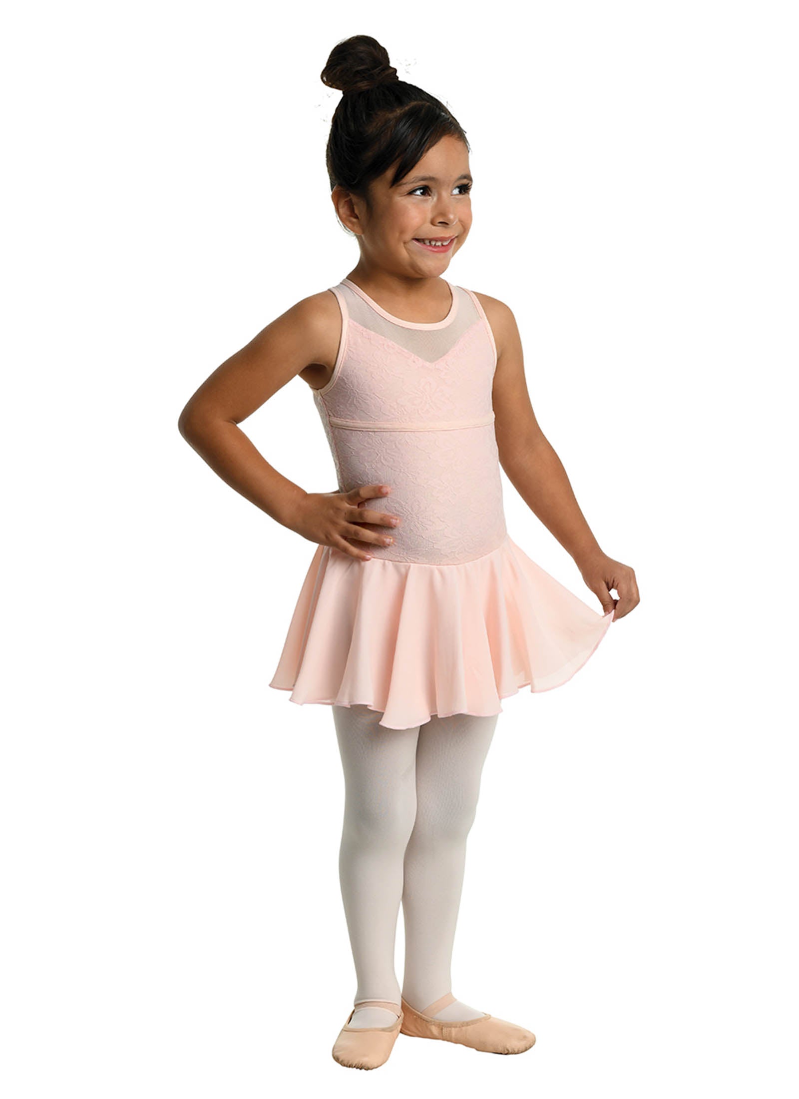 Kids Leanore Sweetheart Neck Dress