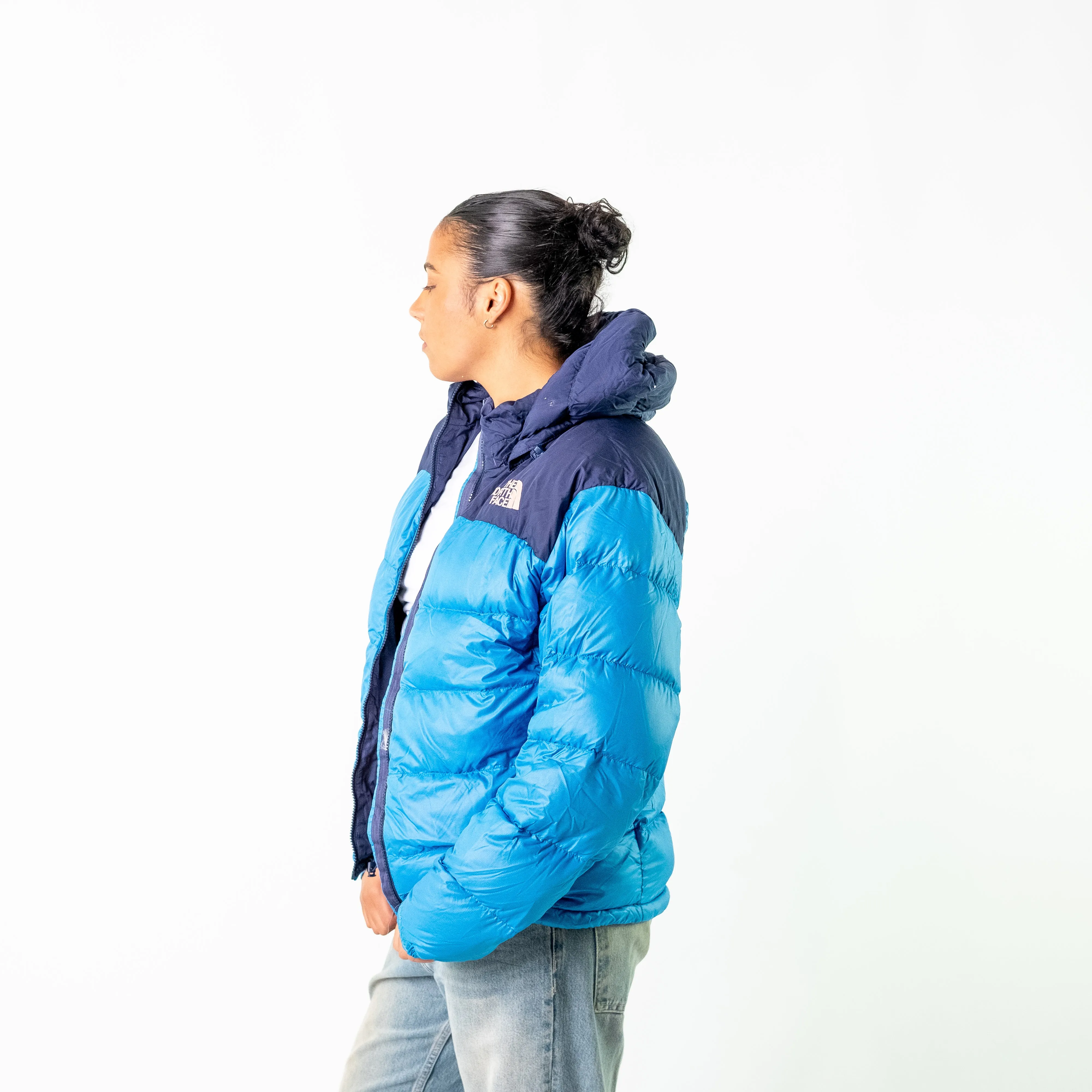 Light Blue 90s The North Face 90 Puffer (S)