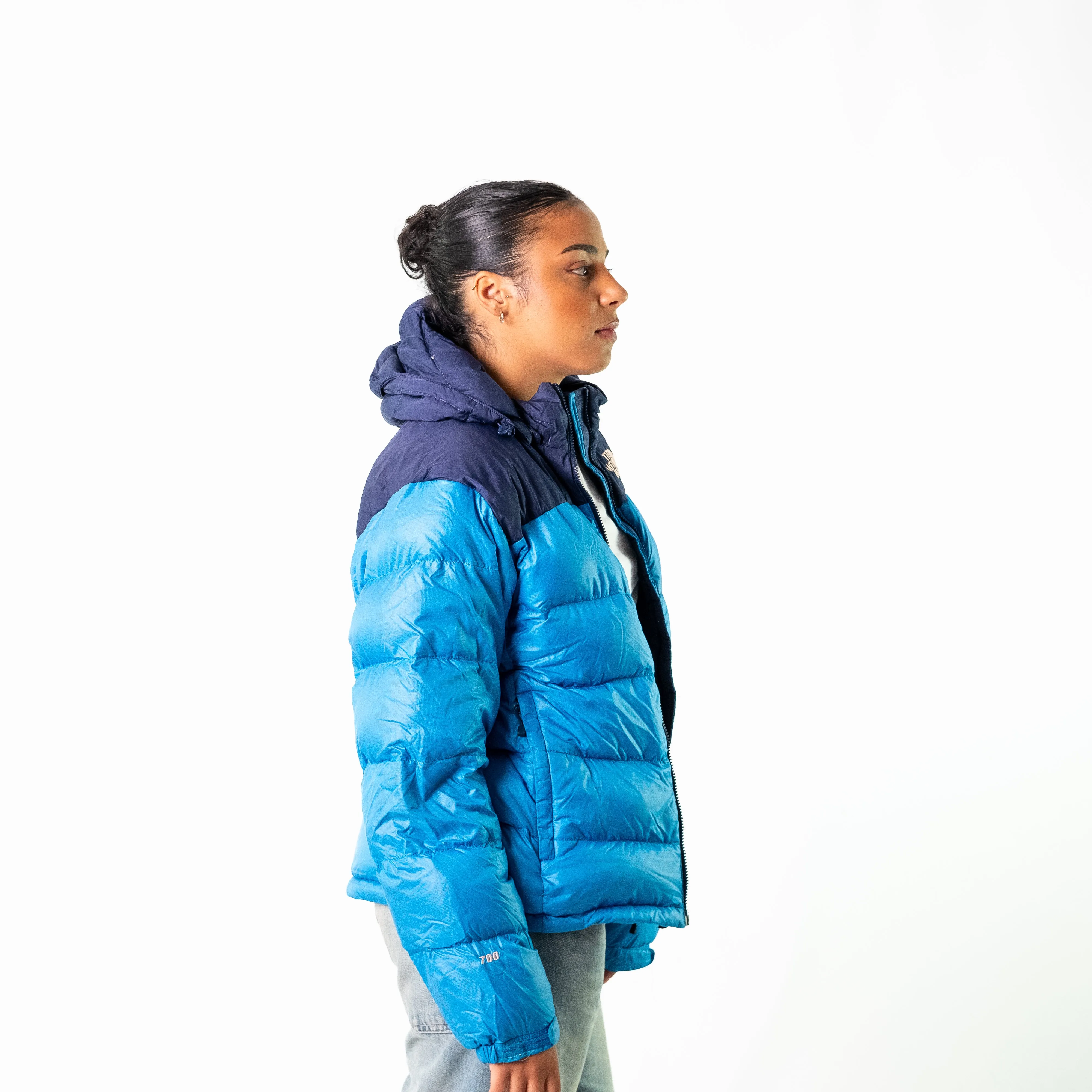 Light Blue 90s The North Face 90 Puffer (S)