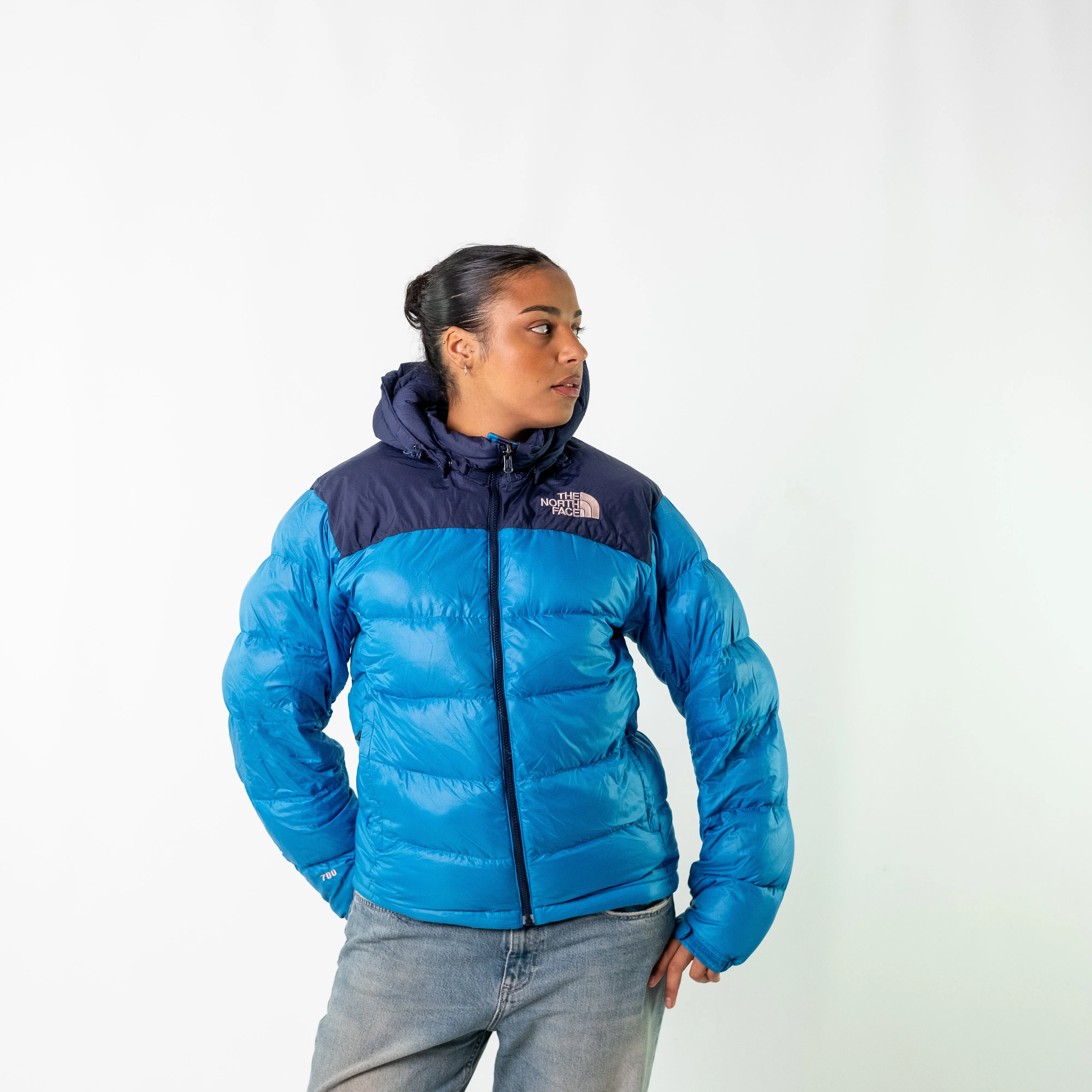 Light Blue 90s The North Face 90 Puffer (S)